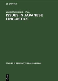 Bild vom Artikel Issues in Japanese Linguistics vom Autor Takashi Imai