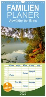 Produktbild: Familienplaner 2026 - Auw&auml;lder bei Enns mit 5 Spalten (Wandkalender, 21 x 45 cm) CALVENDO