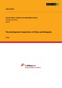 Produktbild: The development trajectories of China and Mongolia
