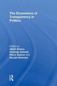 Produktbild: The Economics of Transparency in Politics