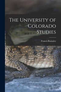 Produktbild: The University of Colorado Studies