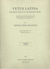 Produktbild: Vetus Latina. Die Reste der altlateinischen Bibel. Nach Petrus Sabatier / Apocalypsis Johannis