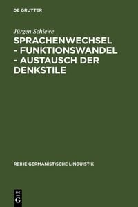 Produktbild: Sprachenwechsel - Funktionswandel - Austausch der Denkstile