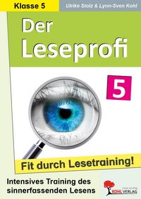Produktbild: Der Leseprofi - Fit durch Lesetraining / Klasse 5