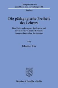 Produktbild: Die p&auml;dagogische Freiheit des Lehrers.