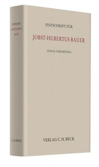 Produktbild: Festschrift f&uuml;r Jobst-Hubertus Bauer