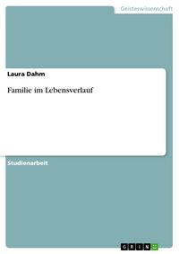 Produktbild: Familie im Lebensverlauf