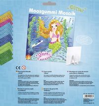 Bild vom Artikel URSUS Kinder-Bastelsets Moosgummi Mosaiken Glitter Meerjungfrau, Bastelset aus Moosgummi-Stickern, ca. 25x25cm vom Autor 