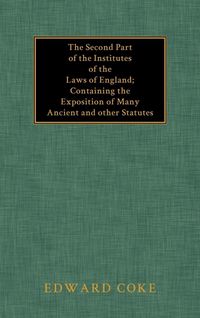Produktbild: The Second Part of the Institutes of the Laws of England