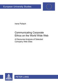 Produktbild: Communicating Corporate Ethics on the World Wide Web