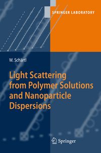 Produktbild: Light Scattering from Polymer Solutions and Nanoparticle Dispersions