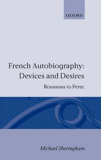 Produktbild: French Autobiography Devices and Desires