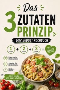 Produktbild: 3 Zutaten Prinzip-Kochbuch