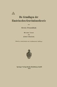 Produktbild: Die Grundlagen der Einsteinschen Gravitationstheorie