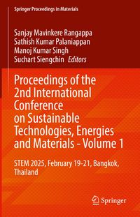 Produktbild: Proceedings of the 2nd International Conference on Sustainable Technologies, Energies and Materials - Volume 1