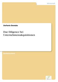 Produktbild: Due Diligence bei Unternehmensakquisitionen