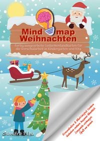 Produktbild: KitaFix-Mindmap Weihnachten (Fertig ausgearbeitete Gedankenlandkarten f&uuml;r die Vorschularbeit in Kindergarten und Kita)