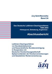 Produktbild: Das Deutsche Leitlinien-Clearingverfahren 1999-2005