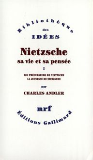 Produktbild: Nietzsche, sa vie et sa pens&eacute;e