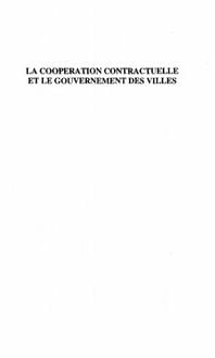 Produktbild: La cooperation contractuelle et le gouvernement des villes