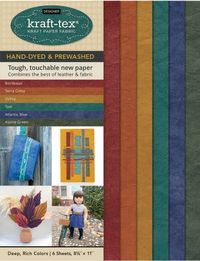 Produktbild: Kraft-tex Designer Sampler 6 Deep, Rich Colors Hand-dyed & Prewashed