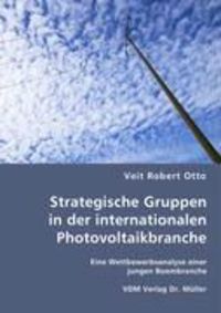 Produktbild: Strategische Gruppen in der internationalen Photovoltaikbranche