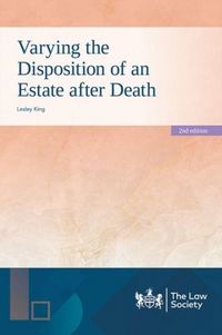 Produktbild: Varying the Disposition of an Estate after Death