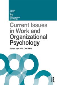 Produktbild: Current Issues in Work and Organizational Psychology