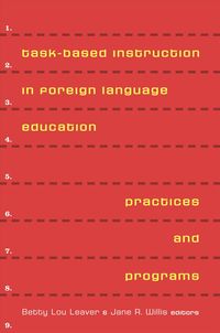 Produktbild: Task-Based Instruction in Foreign Language Education