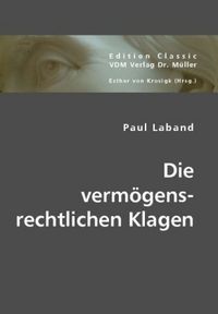 Produktbild: Die verm&ouml;gensrechtlichen Klagen