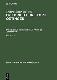 Produktbild: Biblisches und emblematisches W&ouml;rterbuch