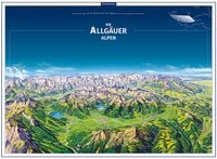Produktbild: KOMPASS Panorama-Poster Die Allg&auml;uer Alpen
