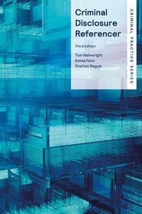 Produktbild: Wainwright, T: Criminal Disclosure Referencer