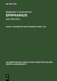 Produktbild: Ancoratus und Panarion Haer. 1&ndash;33
