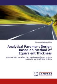 Produktbild: Analytical Pavement Design Based on Method of Equivalent Thickness