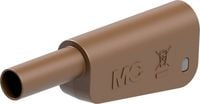 Bild vom Artikel Stäubli SLM-4A-46 Sicherheits-Lamellenstecker Stecker Stift-Ø: 4mm Braun 1St. vom Autor 