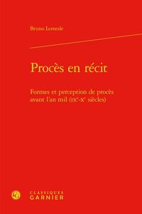 Produktbild: Proc&egrave;s en r&eacute;cit