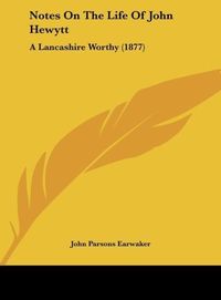 Produktbild: Notes On The Life Of John Hewytt