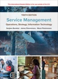 Produktbild: Service Management: Operations Strategy Information Technology ISE
