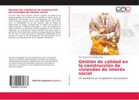 Produktbild: Gesti&oacute;n de calidad en la construcci&oacute;n de viviendas de inter&eacute;s social