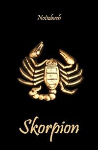 Produktbild: Notizbuch Skorpion Sternzeichen