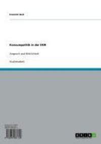 Produktbild: Konsumpolitik in der DDR