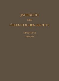 Produktbild: Jahrbuch des &ouml;ffentlichen Rechts der Gegenwart. Neue Folge