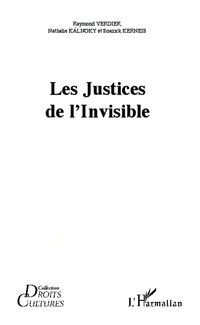 Produktbild: Les Justices de l'Invisible