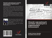 Produktbild: S&iquest;ownik najcz&iquest;stszych zwrot&oacute;w u&iquest;ywanych w organizacjach biznesowych