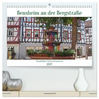 Produktbild: Bensheim an der Bergstra&szlig;e Mandelbl&uuml;te, Wein und Fachwerk (hochwertiger Premium Wandkalender 2027 DIN A2 quer), Kunstdruck in Hochglanz