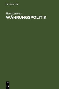 Produktbild: W&auml;hrungspolitik