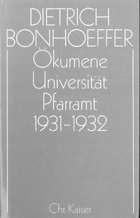 Produktbild: &Ouml;kumene, Universit&auml;t , Pfarramt 1931-1932