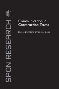 Produktbild: Communication in Construction Teams