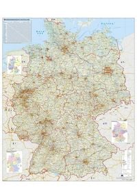 Produktbild: Verkehrswegekarte Deutschland